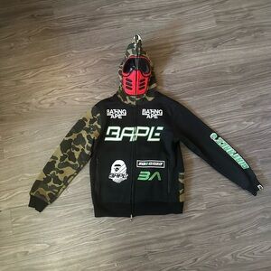 BAPE BMX MASK FULL ZIP HOODIE